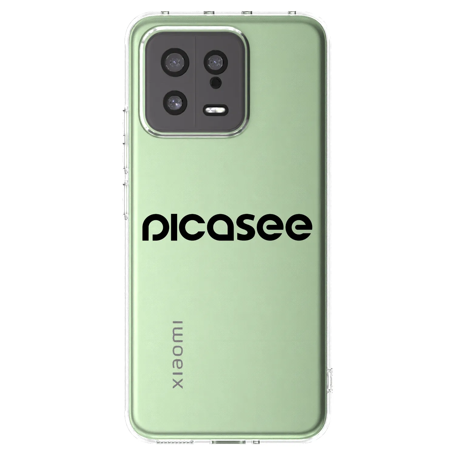 Picasee husă transparentă din silicon pentru Xiaomi 13 - Picasee - new logo - black