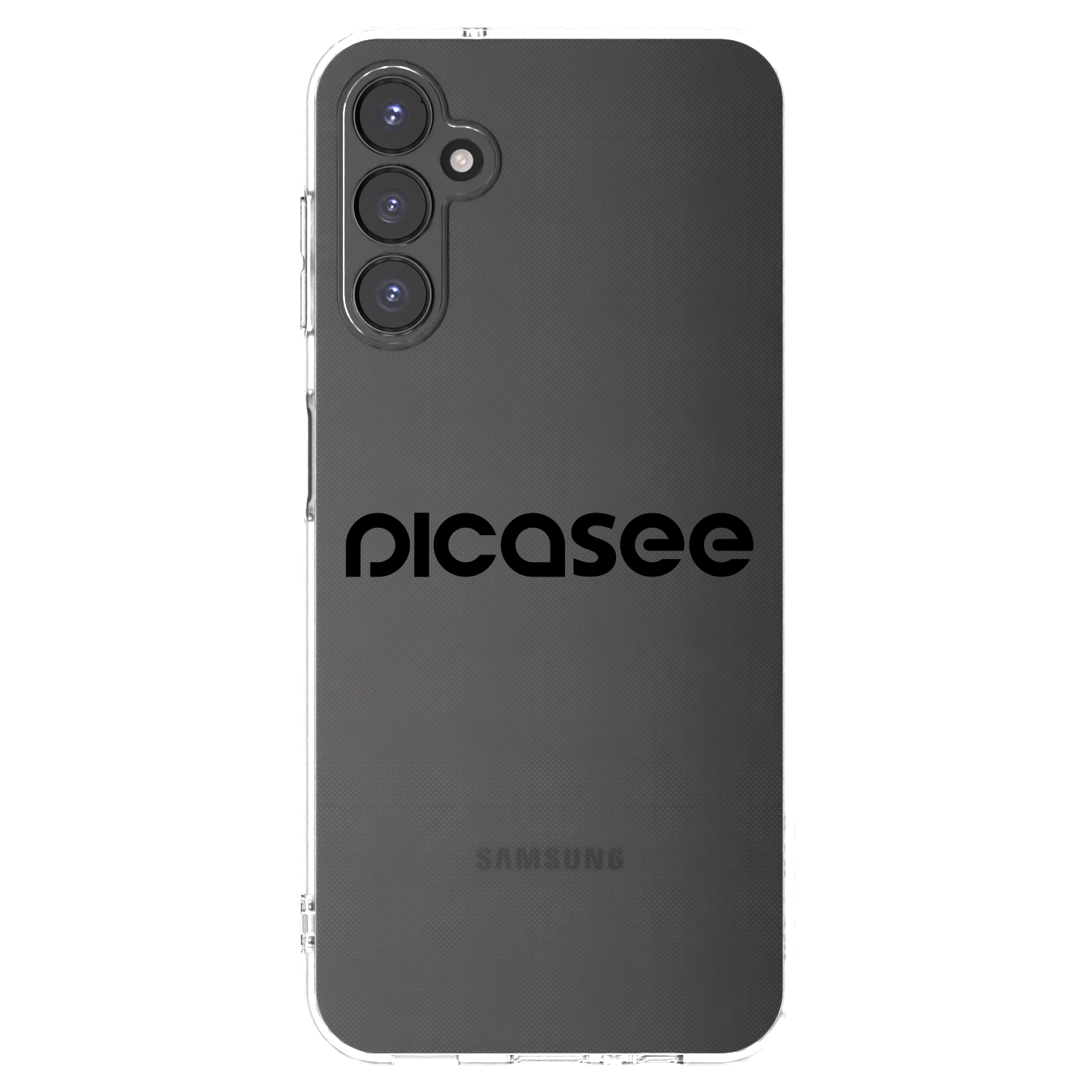 Picasee husă transparentă din silicon pentru Samsung Galaxy A14 4G A145R - Picasee - new logo - black