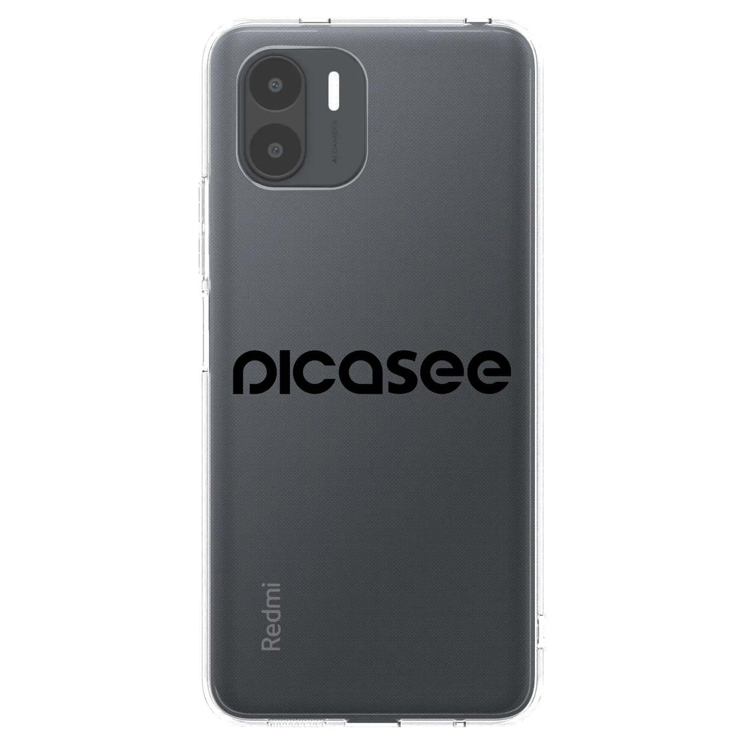Picasee husă transparentă din silicon pentru Xiaomi Redmi A2 - Picasee - new logo - black