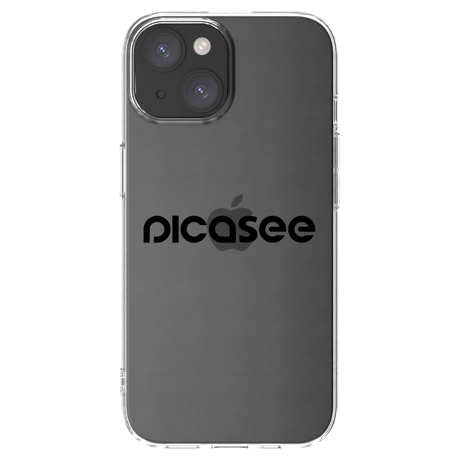 Picasee husă transparentă din silicon pentru Apple iPhone 15 - Picasee - new logo - black