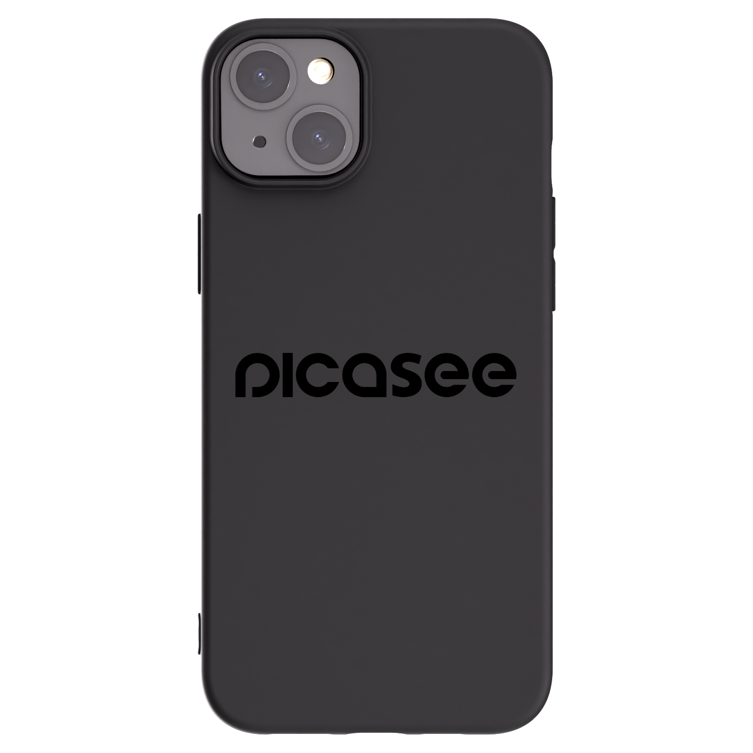 Picasee husă neagră din silicon pentru Apple iPhone 15 Plus - Picasee - new logo - black