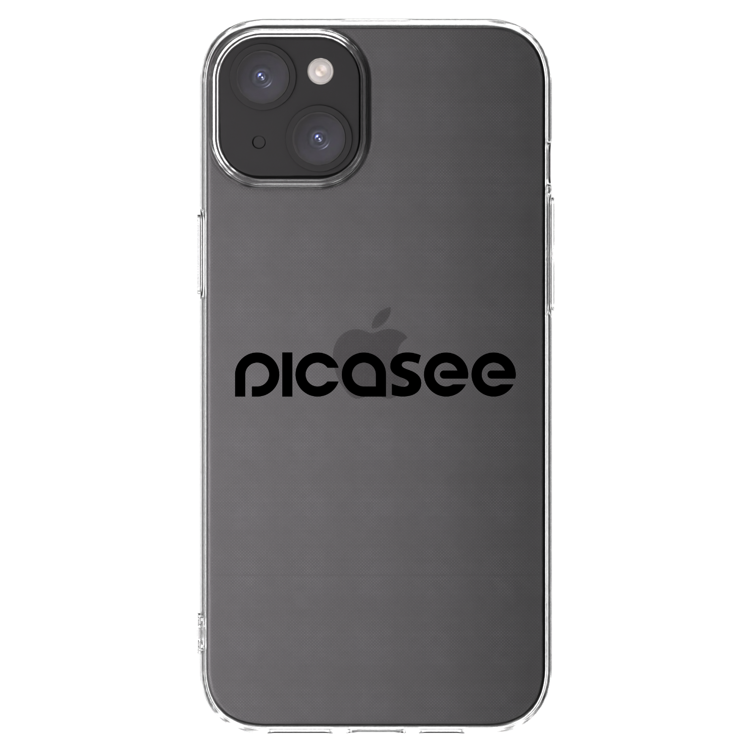 Picasee husă transparentă din silicon pentru Apple iPhone 15 Plus - Picasee - new logo - black