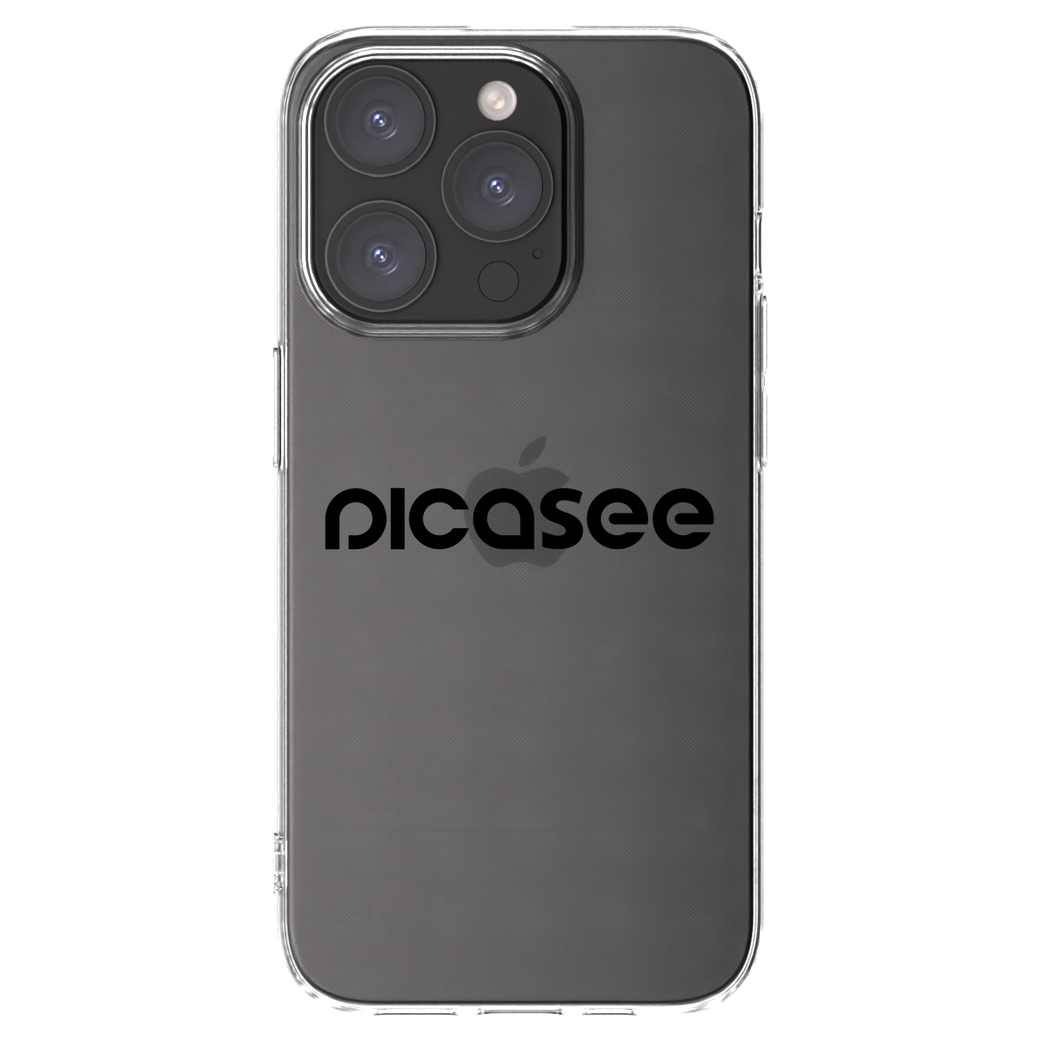 Picasee husă transparentă din silicon pentru Apple iPhone 15 Pro - Picasee - new logo - black