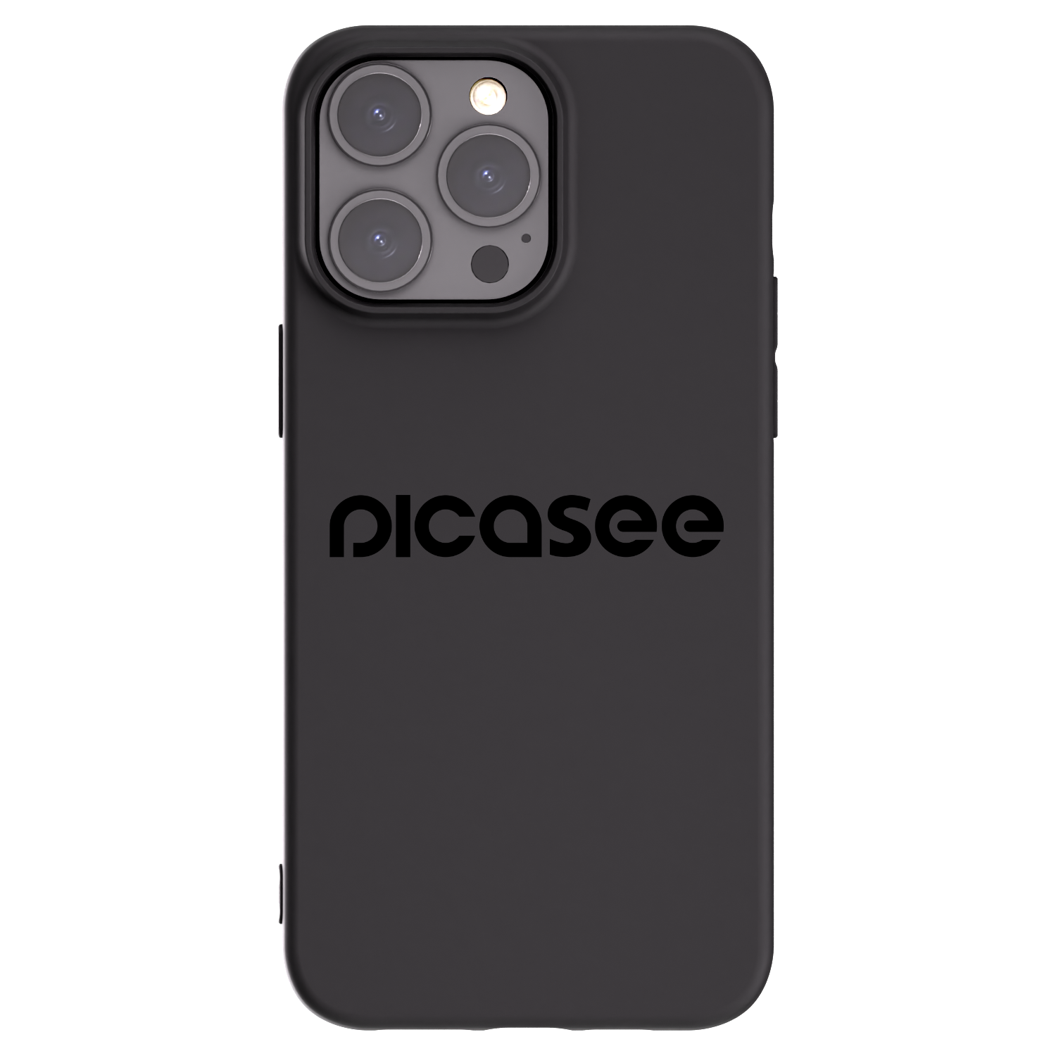 Picasee husă neagră din silicon pentru Apple iPhone 15 Pro Max - Picasee - new logo - black