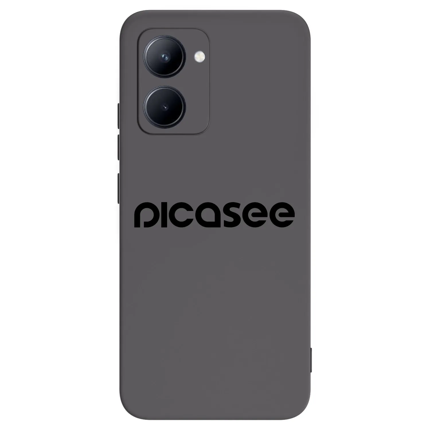 Picasee husă neagră din silicon pentru Realme C33 (2023) - Picasee - new logo - black