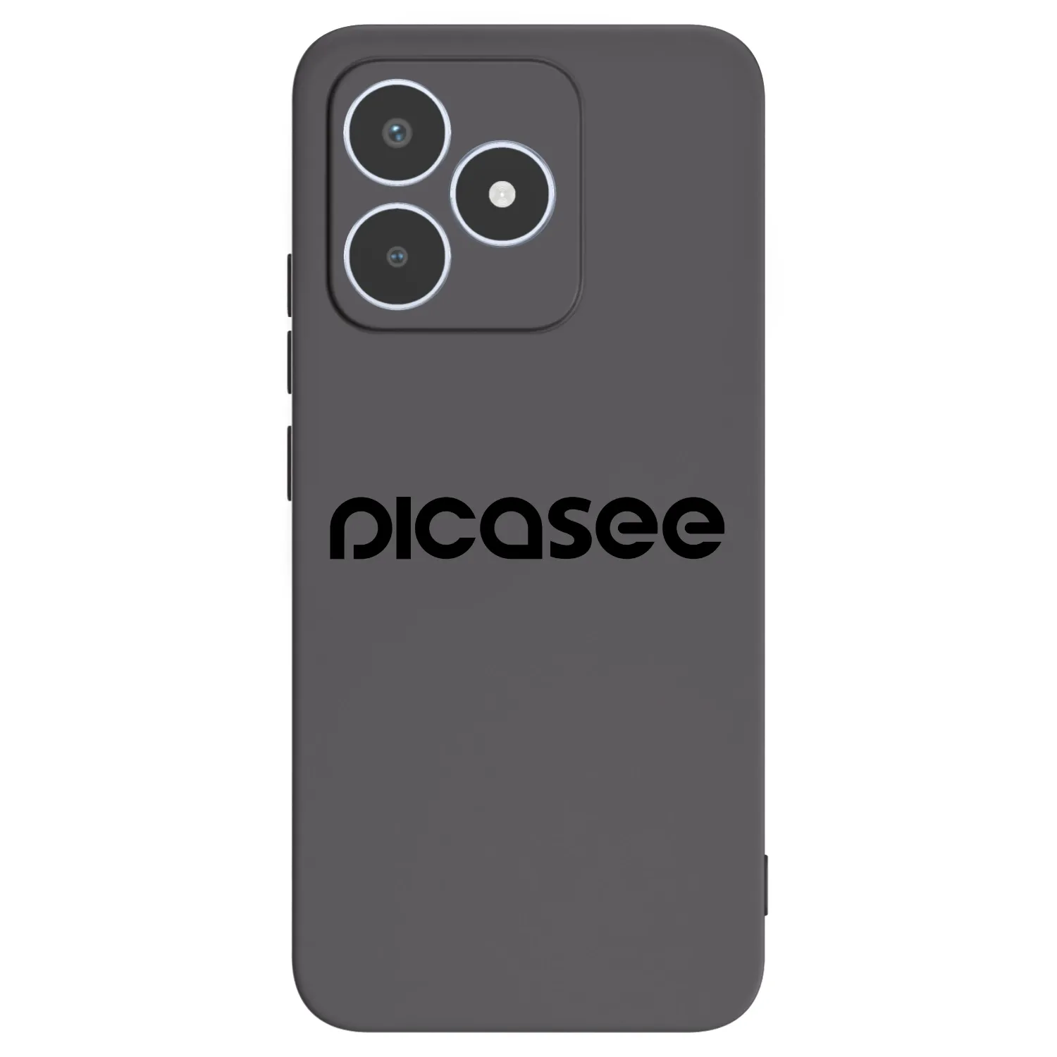 Picasee husă neagră din silicon pentru Realme C53 - Picasee - new logo - black