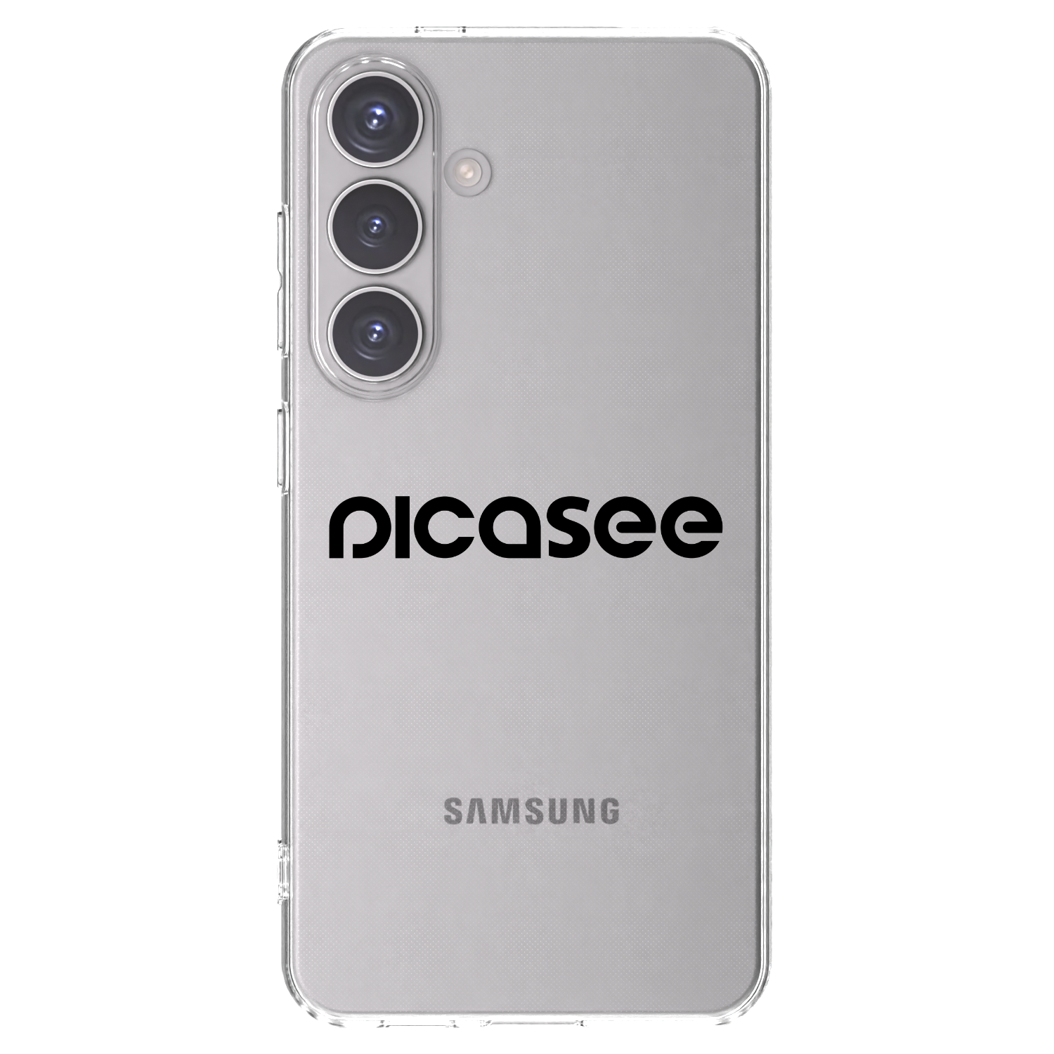 Picasee husă transparentă din silicon pentru Samsung Galaxy S24 S921B 5G - Picasee - new logo - black
