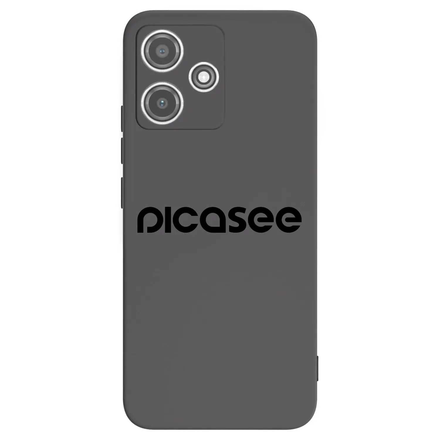 Picasee husă neagră din silicon pentru Xiaomi Redmi 12 5G - Picasee - new logo - black