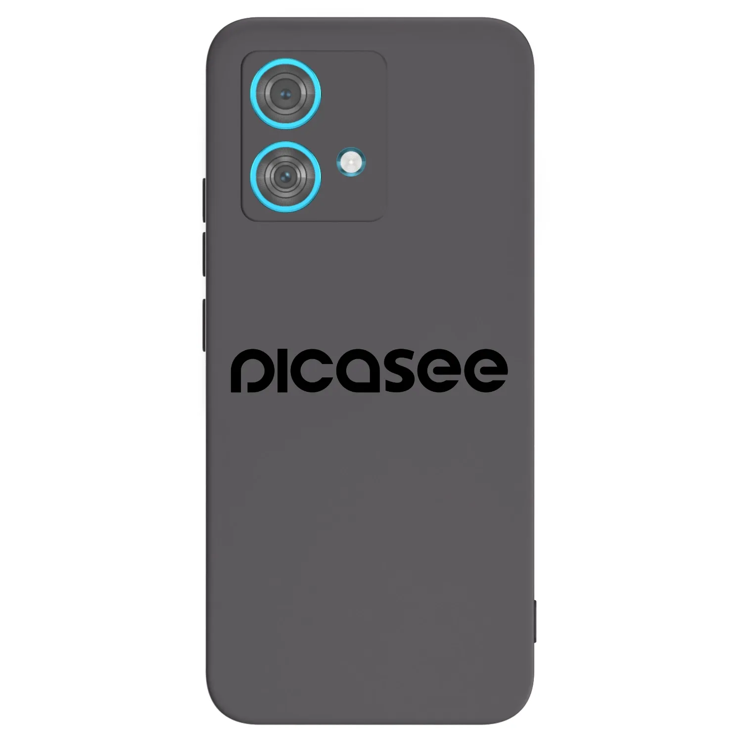 Picasee husă neagră din silicon pentru Motorola Edge 40 Neo - Picasee - new logo - black