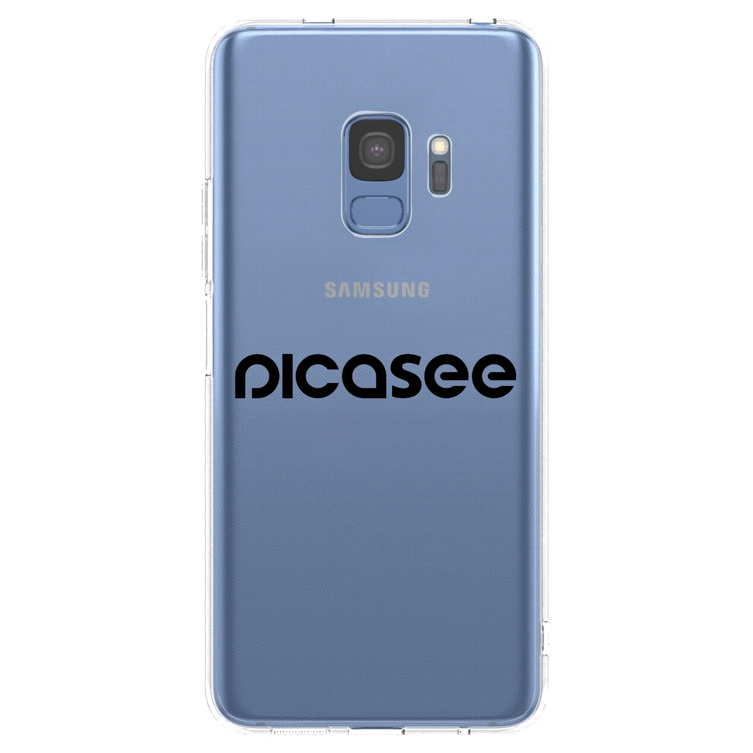 Picasee husă transparentă din silicon pentru Samsung Galaxy S9 G960F - Picasee - new logo - black