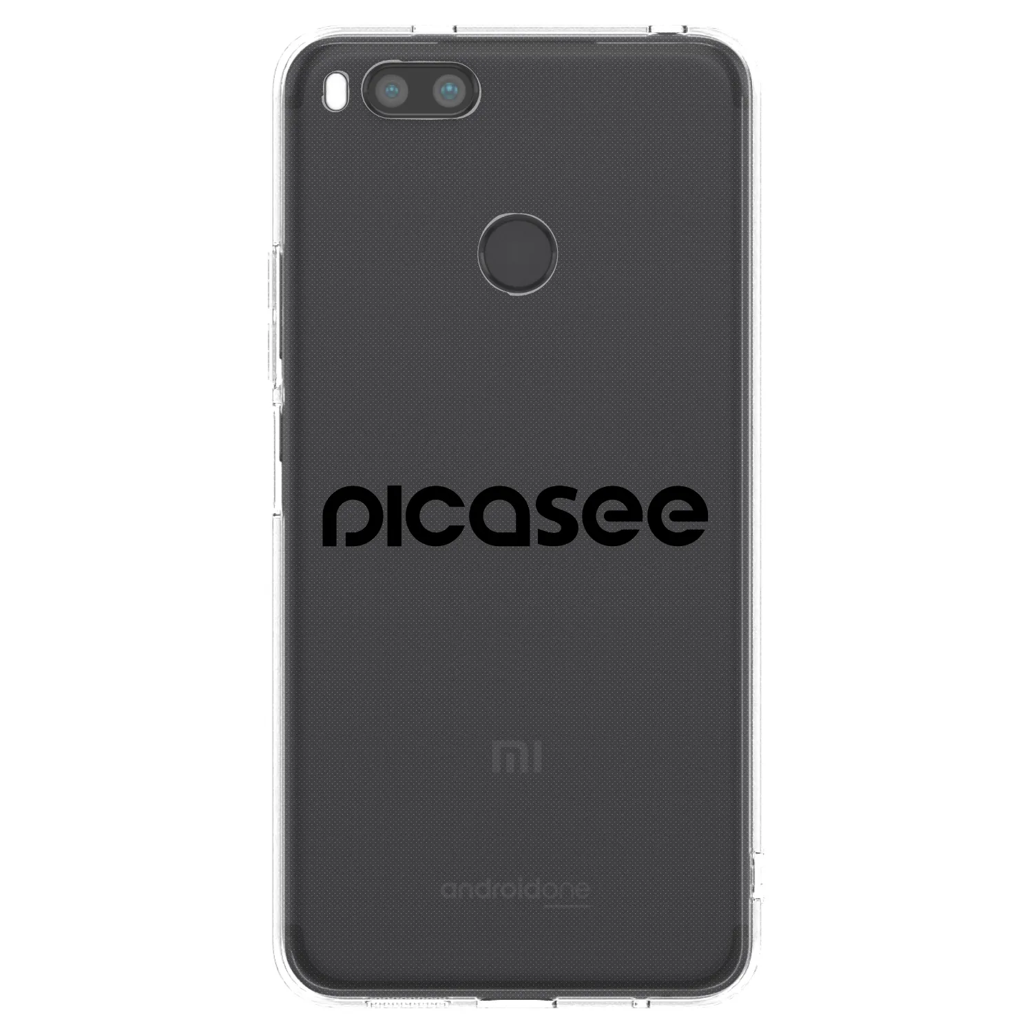 Picasee husă transparentă din silicon pentru Xiaomi Mi A1 Global - Picasee - new logo - black