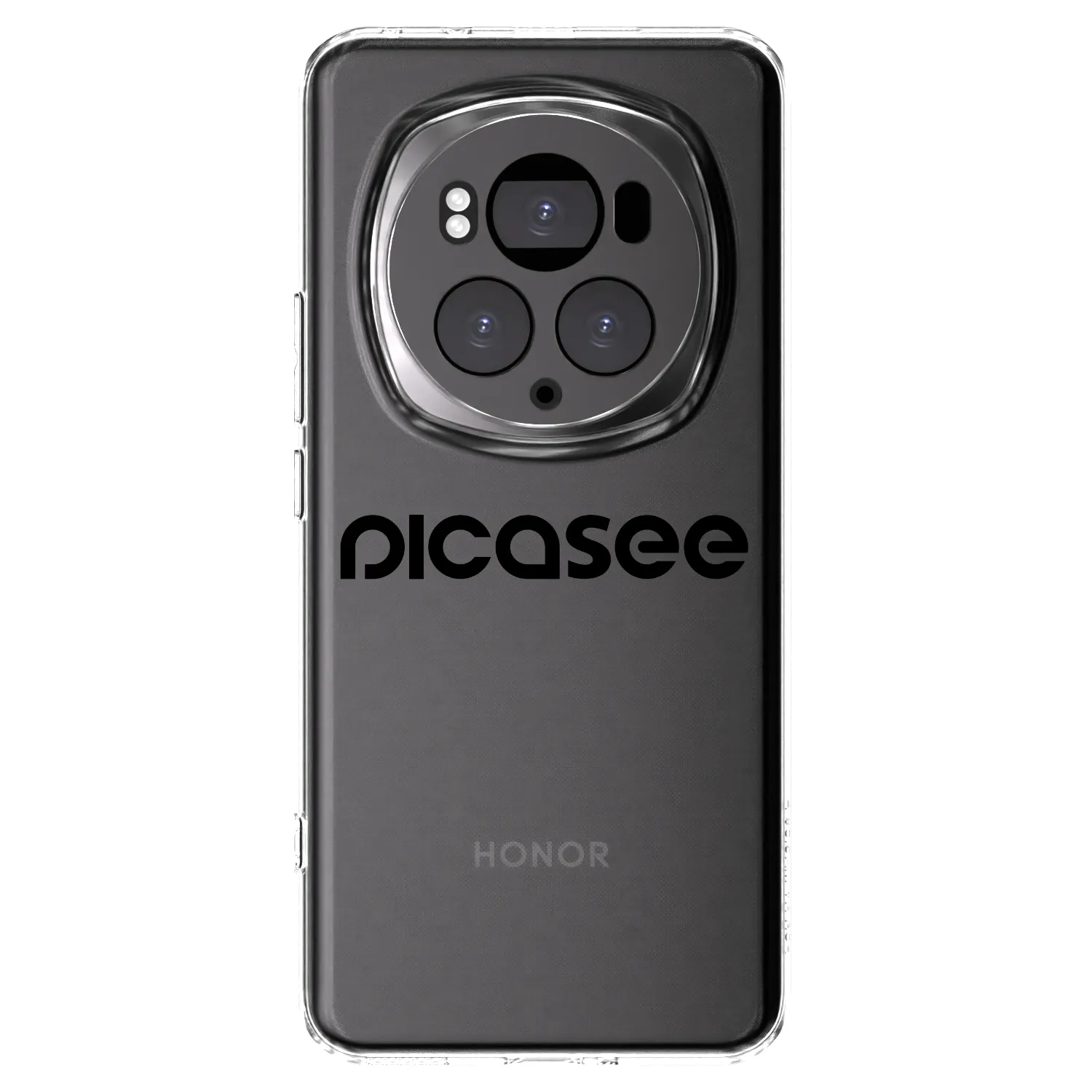Picasee husă transparentă din silicon pentru Honor Magic6 Pro - Picasee - new logo - black