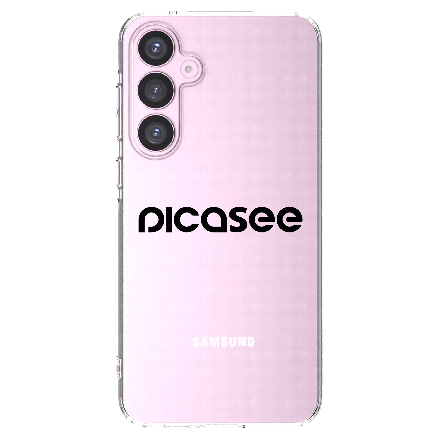 Picasee husă transparentă din silicon pentru Samsung Galaxy A55 5G A556B - Picasee - new logo - black