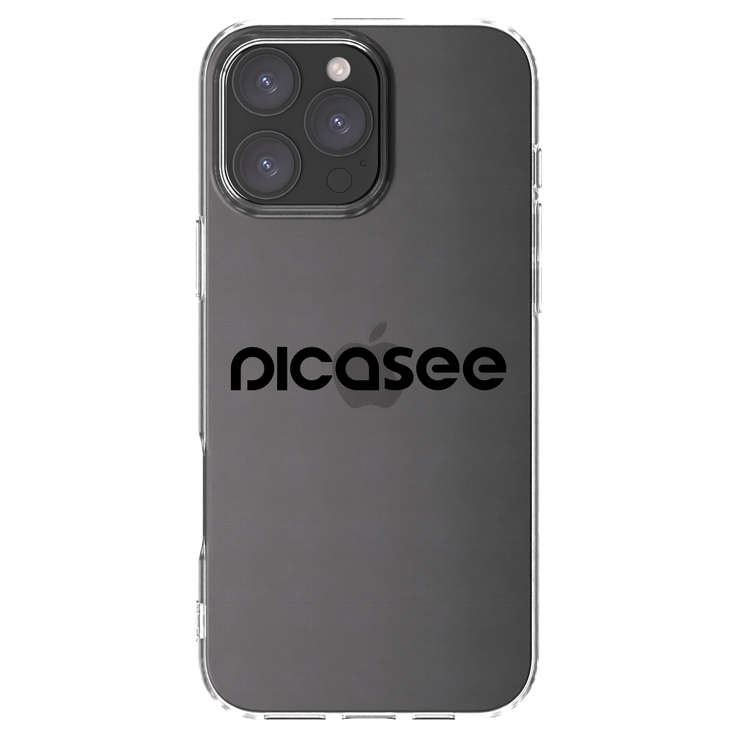 Picasee husă transparentă din silicon pentru Apple iPhone 16 Pro Max - Picasee - new logo - black