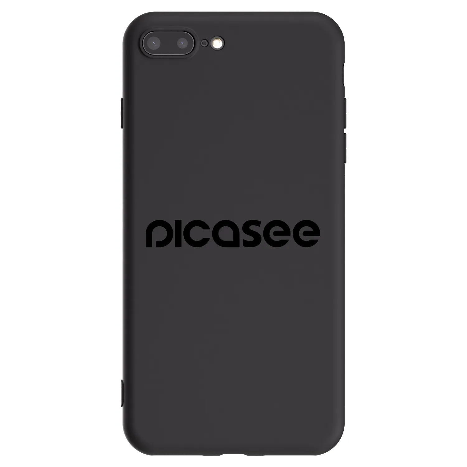 Picasee husă neagră din silicon pentru Apple iPhone 8 Plus - Picasee - new logo - black