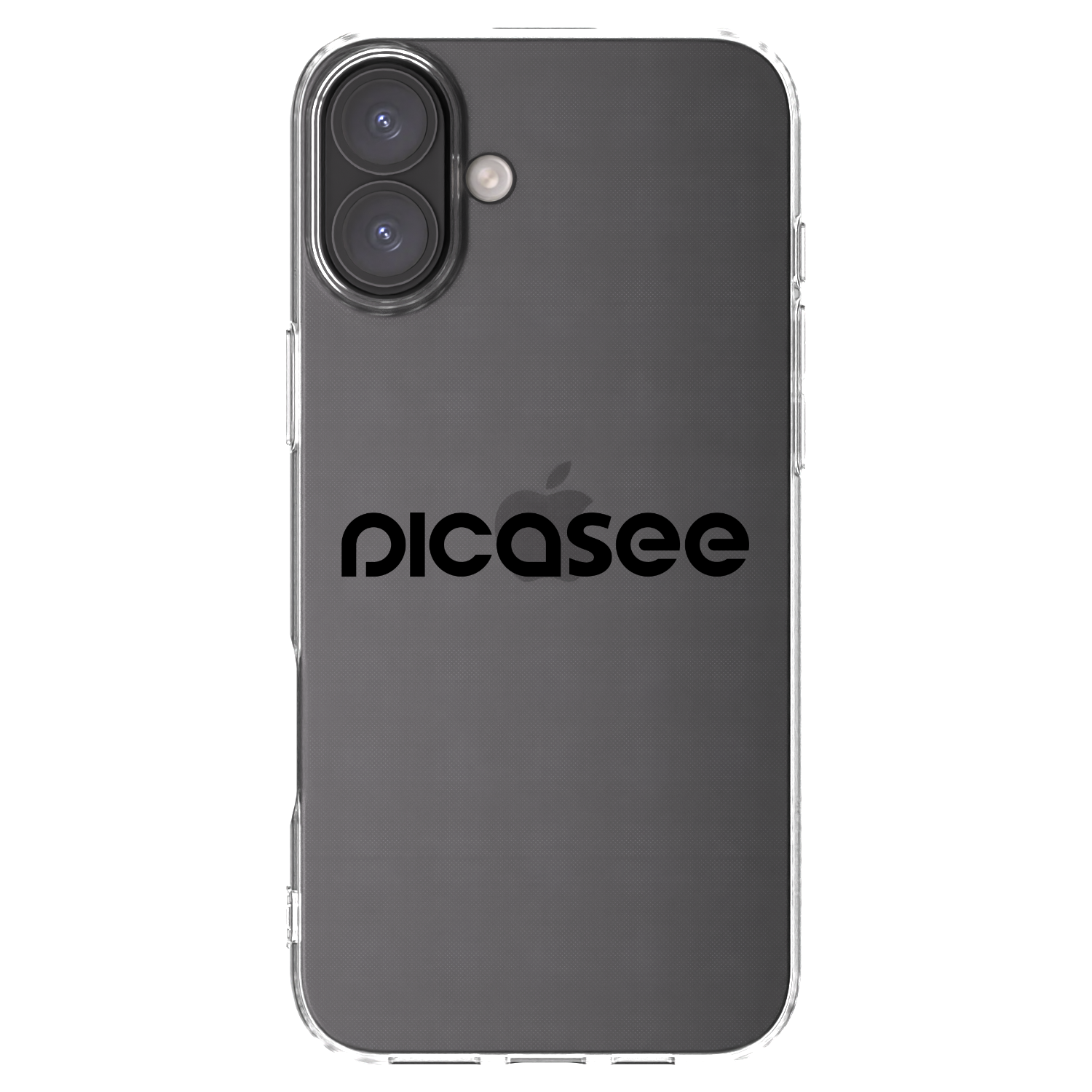 Picasee husă transparentă din silicon pentru Apple iPhone 16 Plus - Picasee - new logo - black