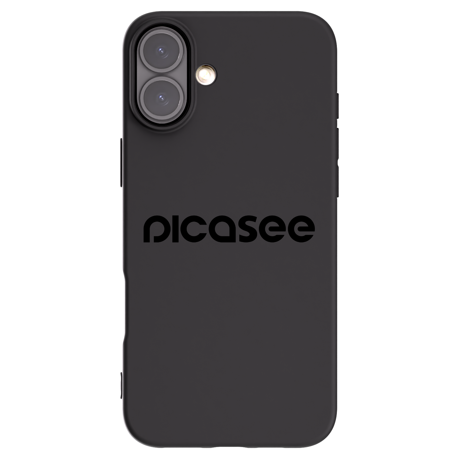 Picasee husă neagră din silicon pentru Apple iPhone 16 Plus - Picasee - new logo - black