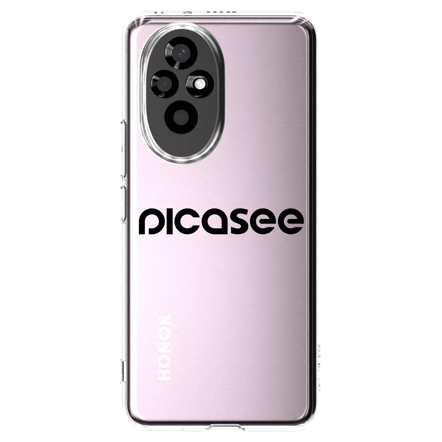 Picasee husă transparentă din silicon pentru Honor 200 5G - Picasee - new logo - black