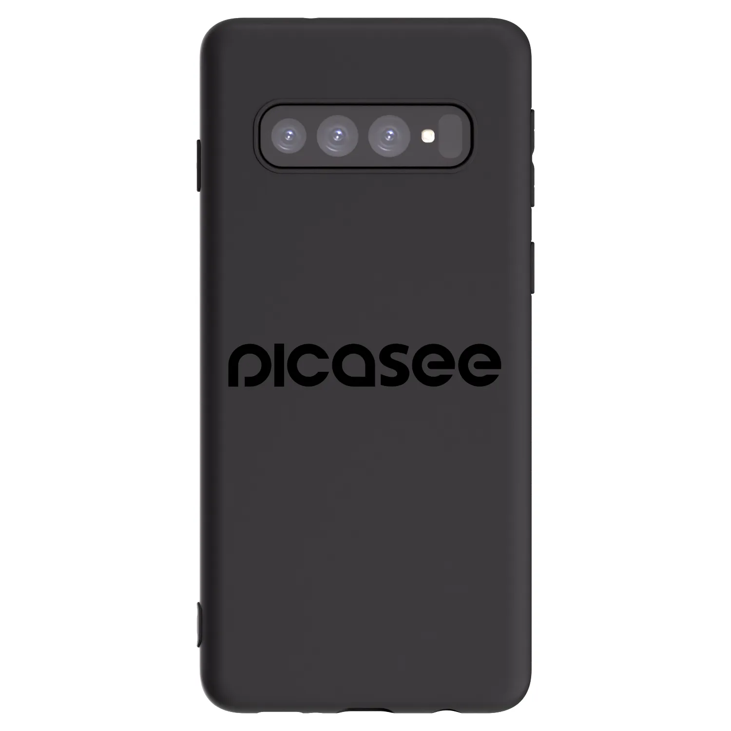 Picasee husă neagră din silicon pentru Samsung Galaxy S10 G973 - Picasee - new logo - black