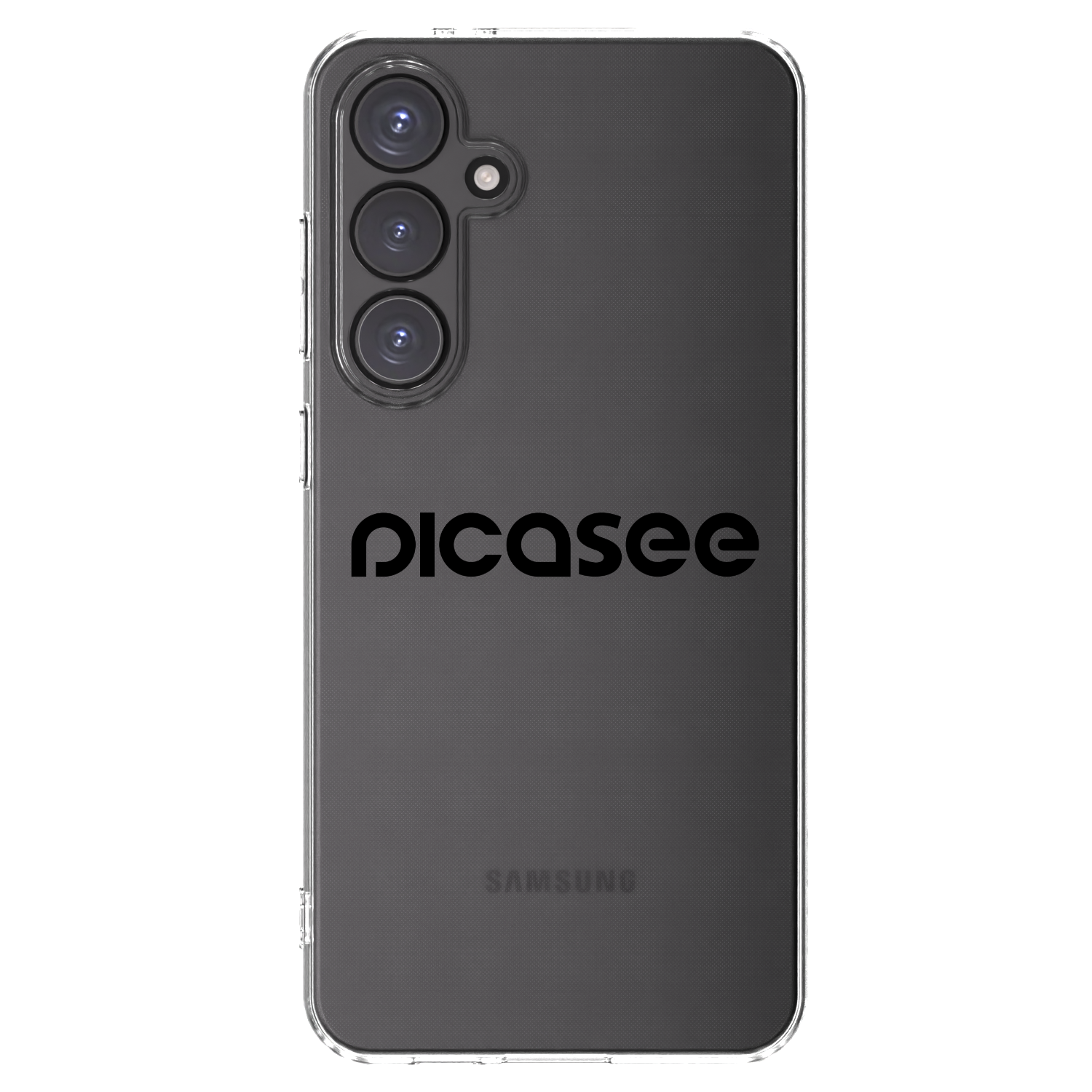 Picasee husă transparentă din silicon pentru Samsung Galaxy S24 FE S721B - Picasee - new logo - black