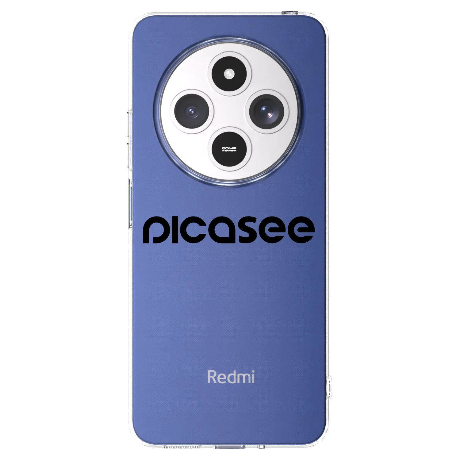 Picasee husă transparentă din silicon pentru Xiaomi Redmi 14C - Picasee - new logo - black