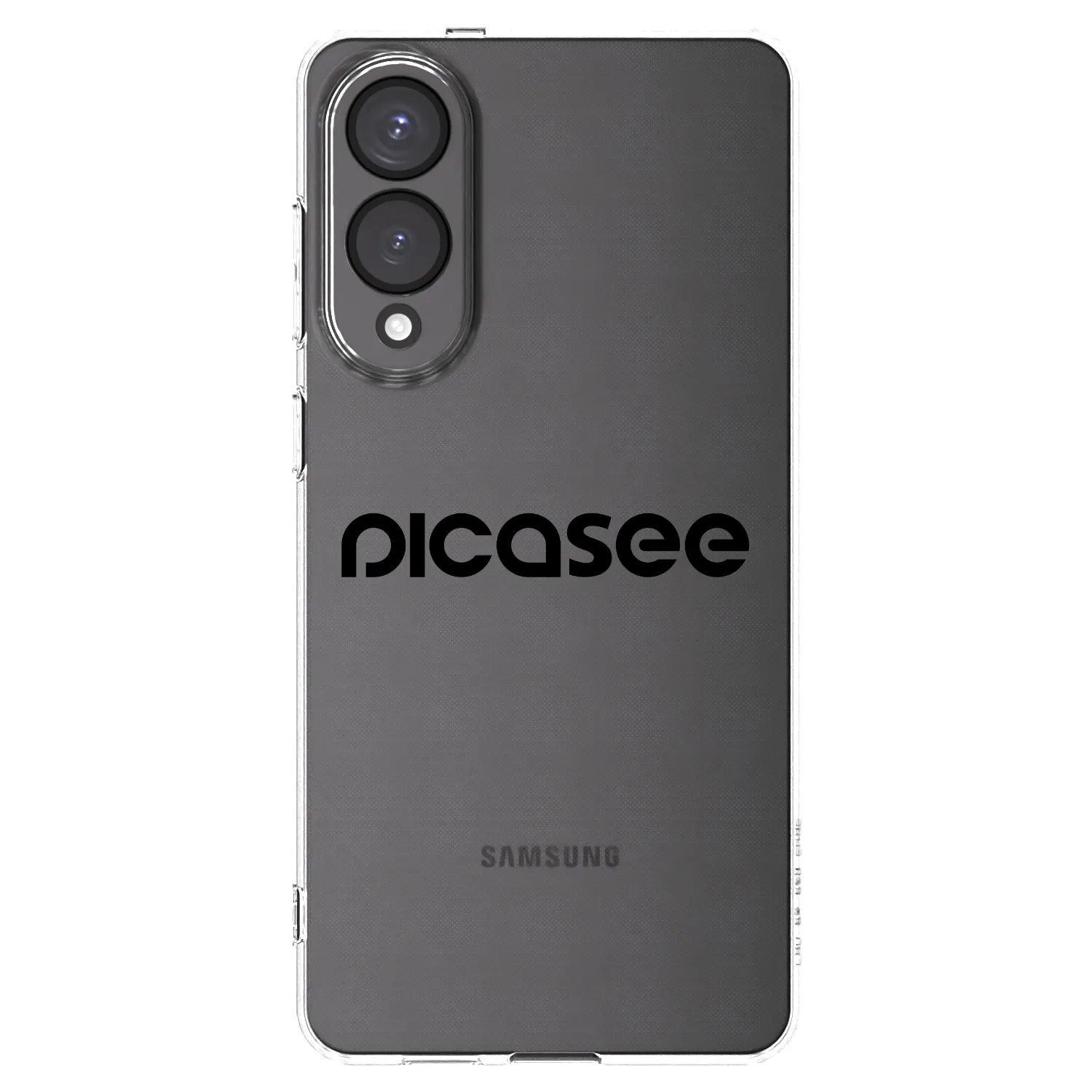 Picasee husă transparentă din silicon pentru Samsung Galaxy S25 Edge 5G - Picasee - new logo - black