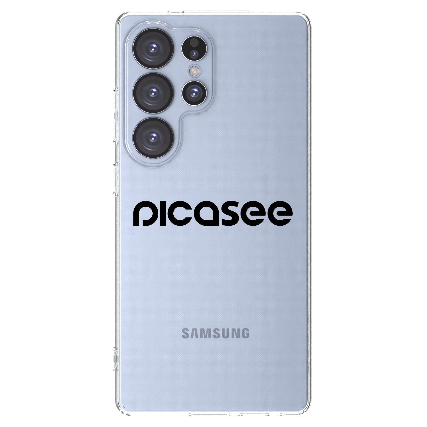 Picasee husă transparentă din silicon pentru Samsung Galaxy S25 Ultra 5G - Picasee - new logo - black