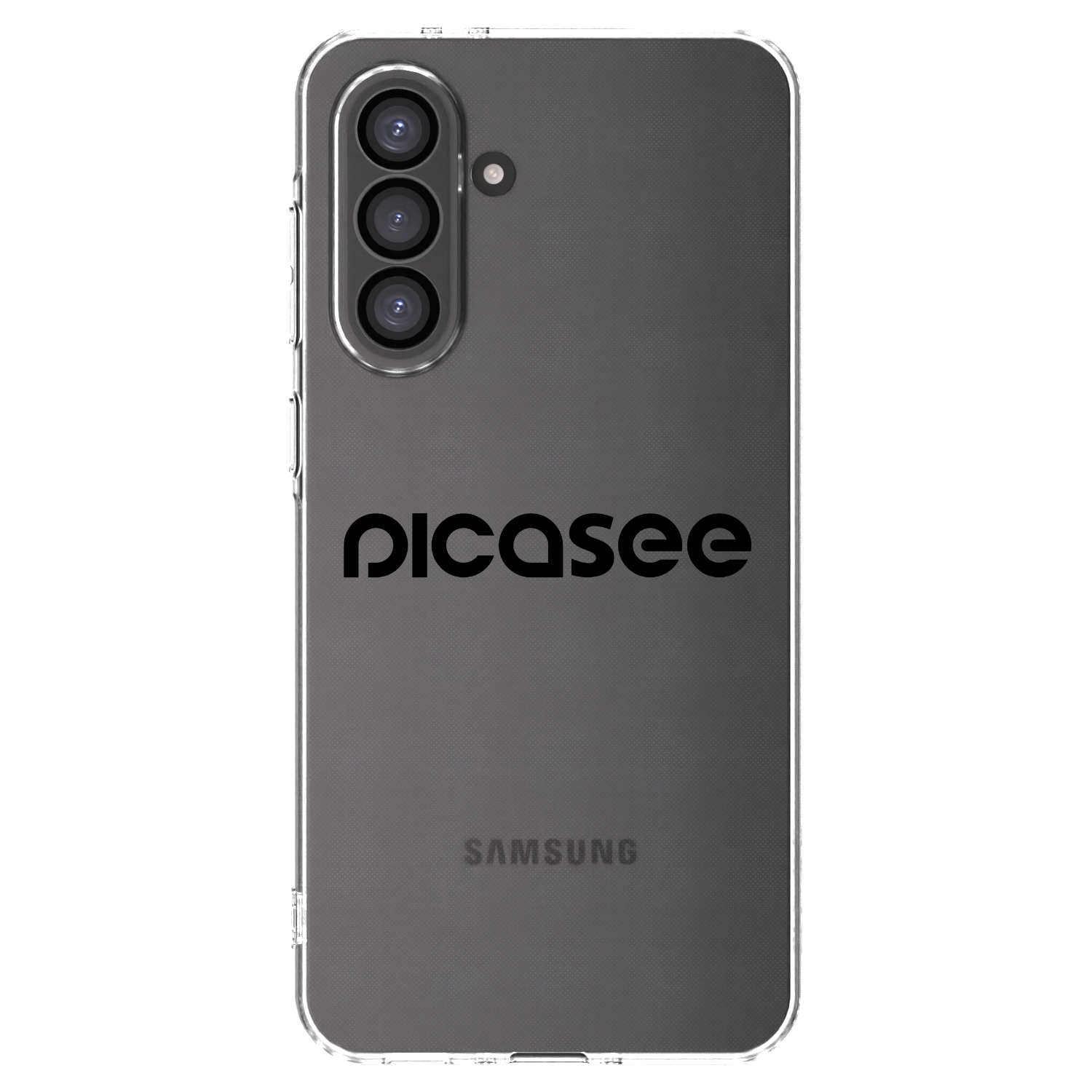 Picasee husă transparentă din silicon pentru Samsung Galaxy A36 5G - Picasee - new logo - black