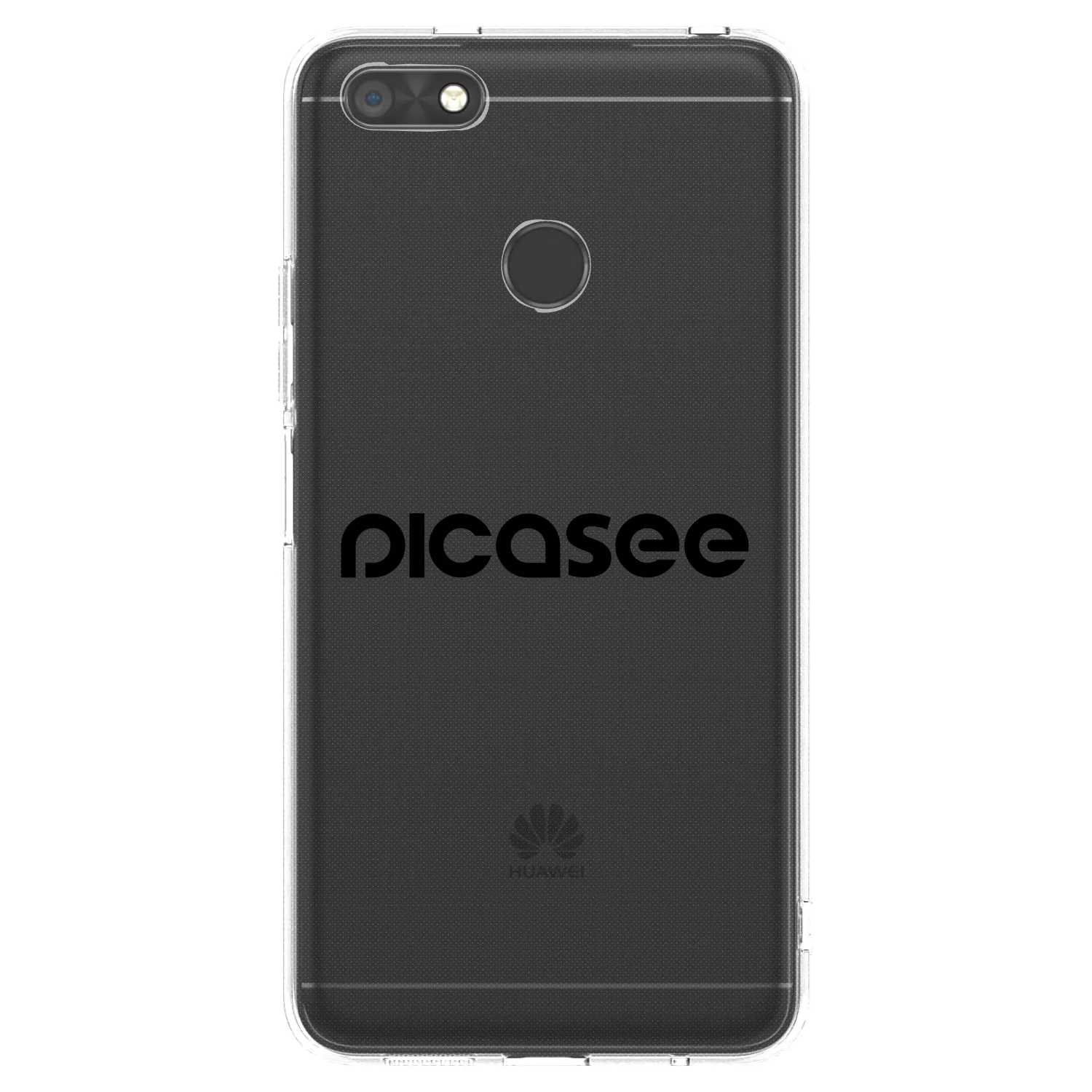 Picasee husă transparentă din silicon pentru Huawei P9 Lite Mini - Picasee - new logo - black