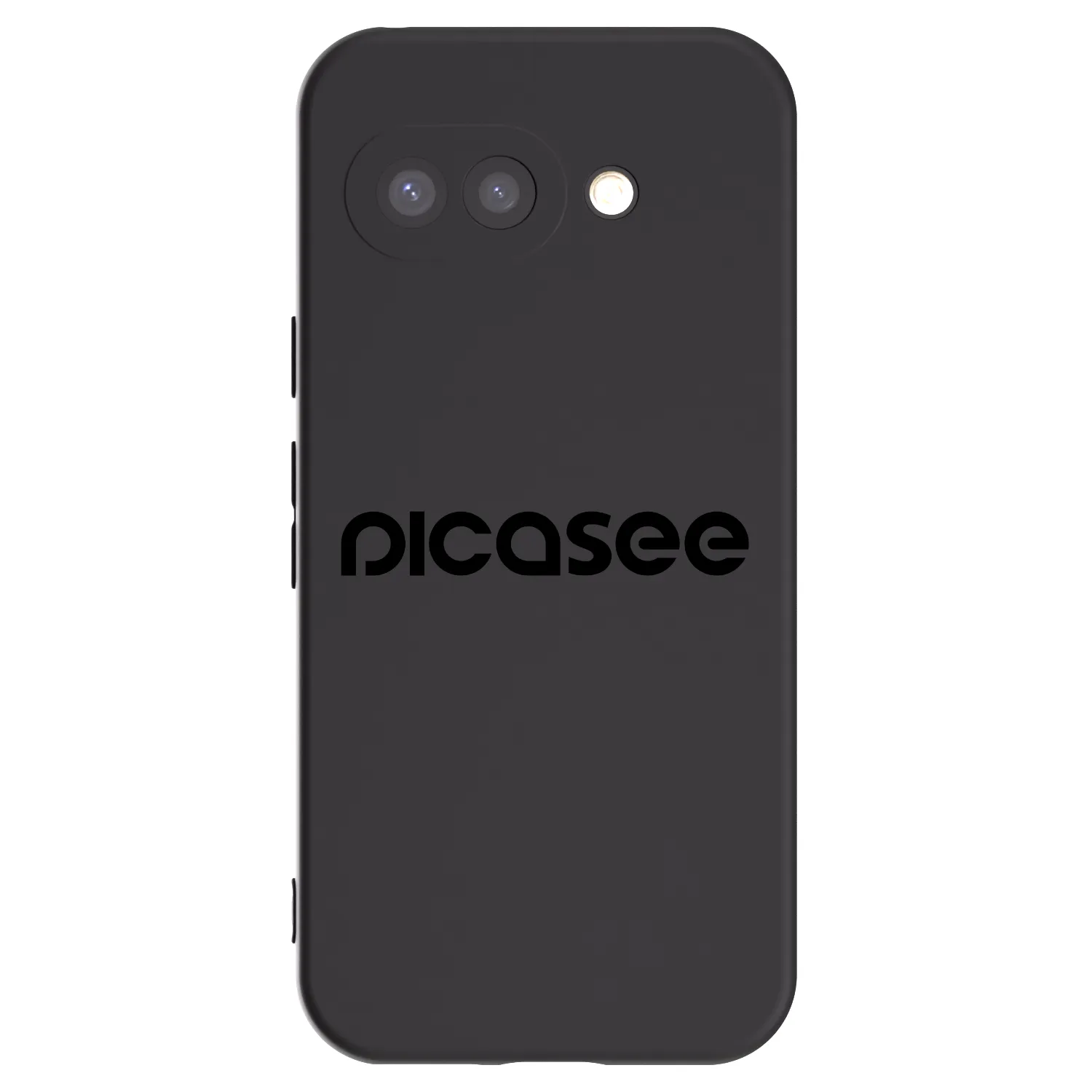 Picasee husă neagră din silicon pentru Google Pixel 9a - Picasee - new logo - black