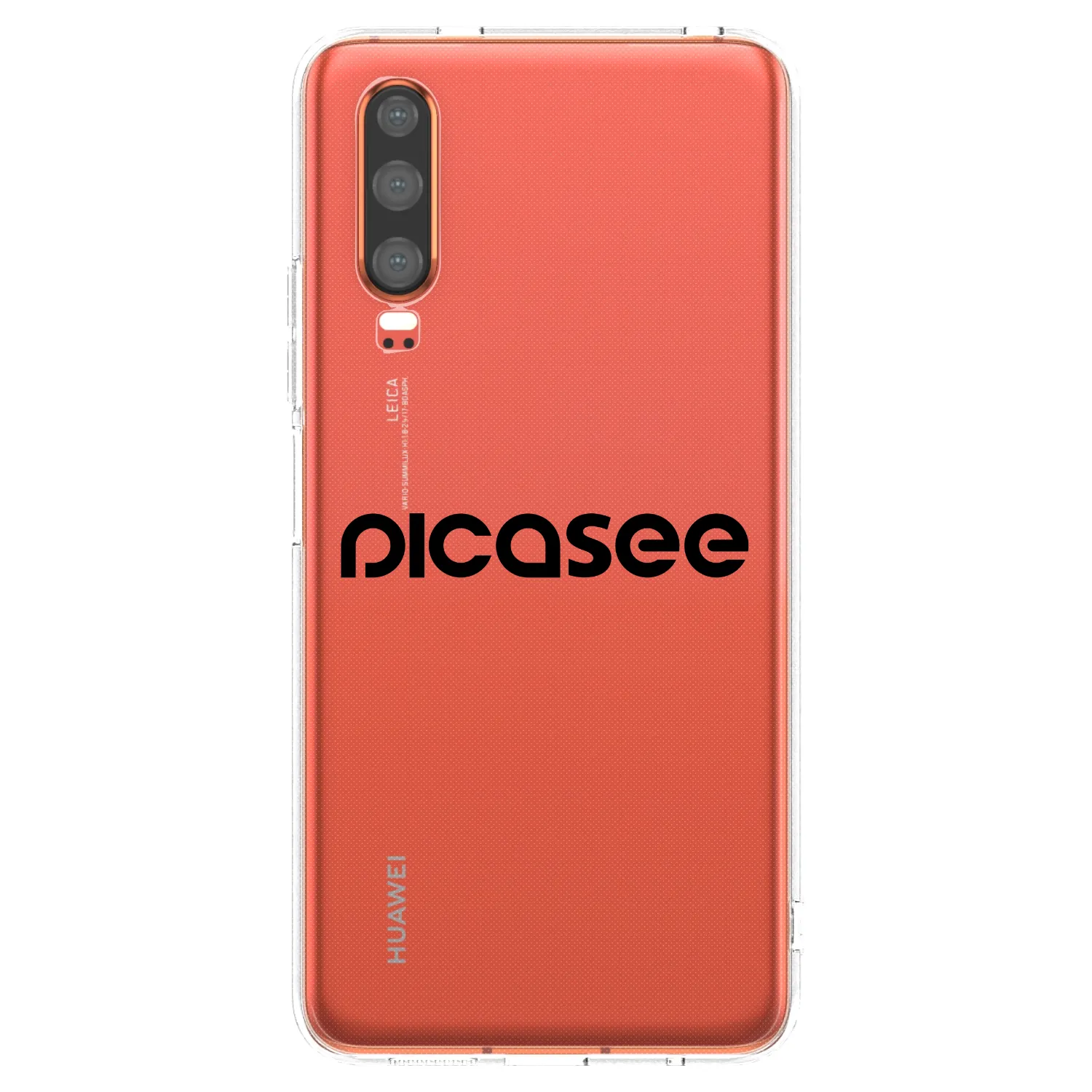 Picasee husă transparentă din silicon pentru Huawei P30 - Picasee - new logo - black