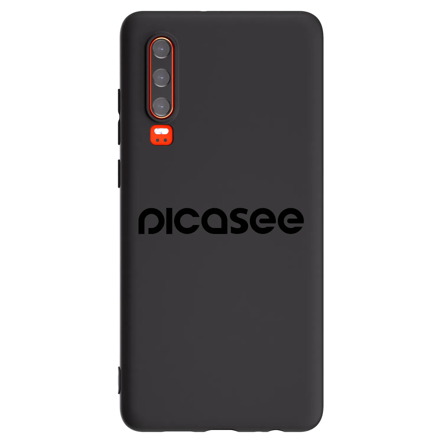 Picasee husă neagră din silicon pentru Huawei P30 - Picasee - new logo - black