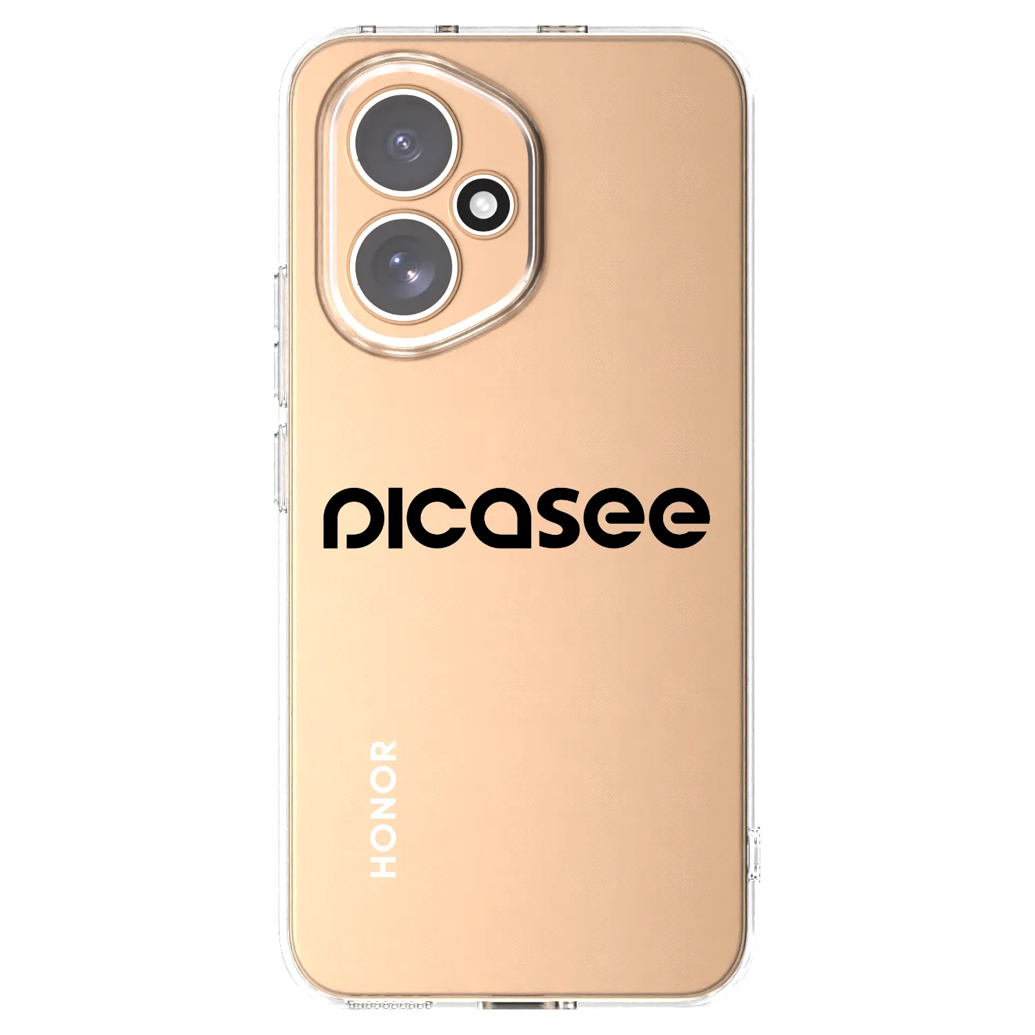 Picasee husă transparentă din silicon pentru Honor 400 5G - Picasee - new logo - black
