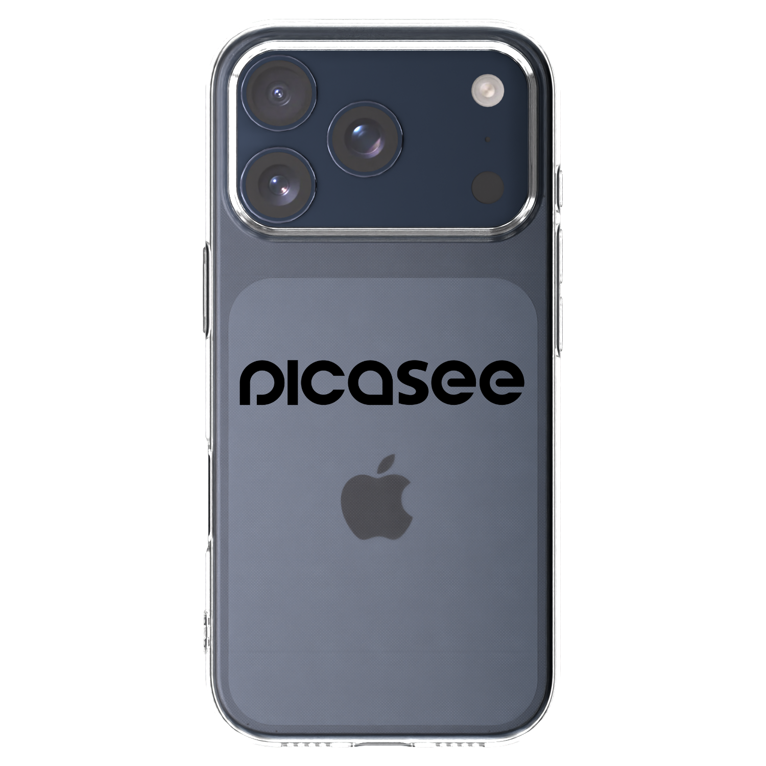 Picasee husă transparentă din silicon pentru Apple iPhone 17 Pro - Picasee - new logo - black
