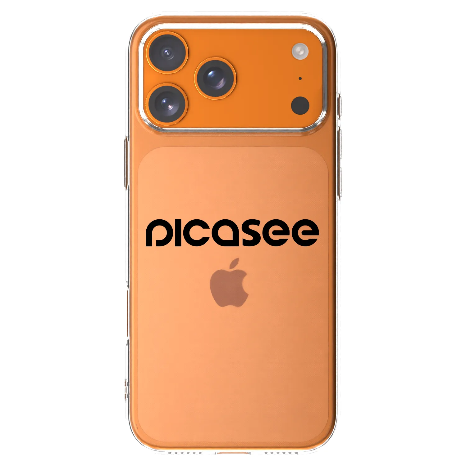 Picasee husă transparentă din silicon pentru Apple iPhone 17 Pro Max - Picasee - new logo - black