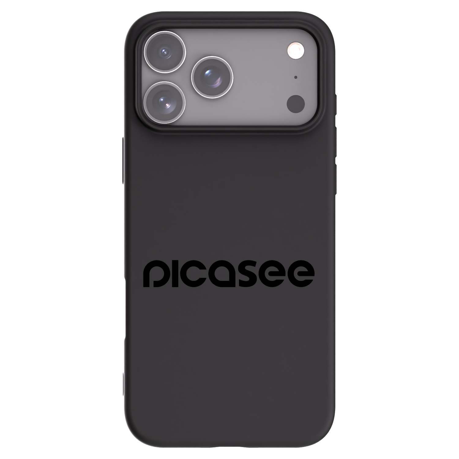 Picasee husă neagră din silicon pentru Apple iPhone 17 Pro Max - Picasee - new logo - black