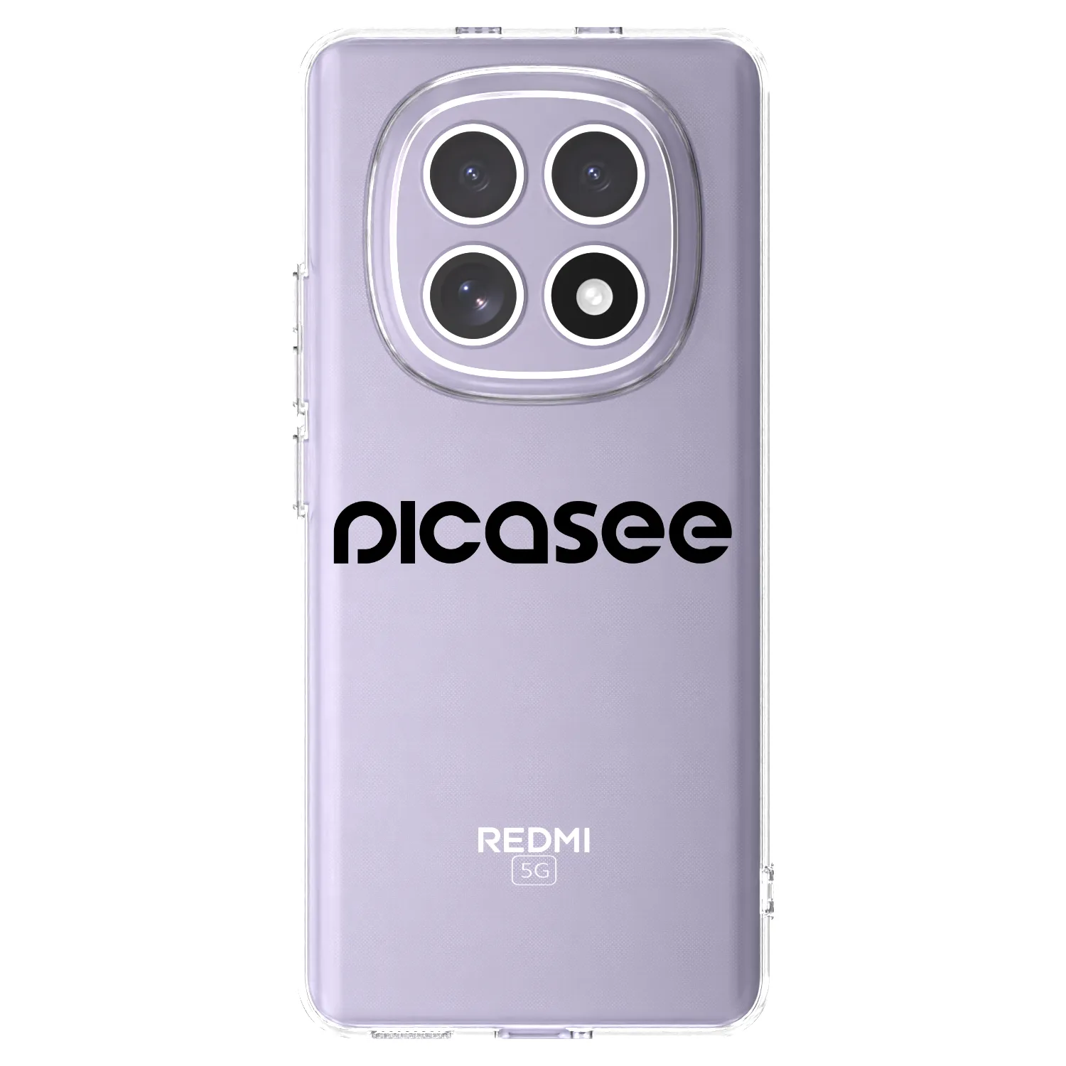 Picasee husă transparentă din silicon pentru Xiaomi Redmi Note 15 - Picasee - new logo - black
