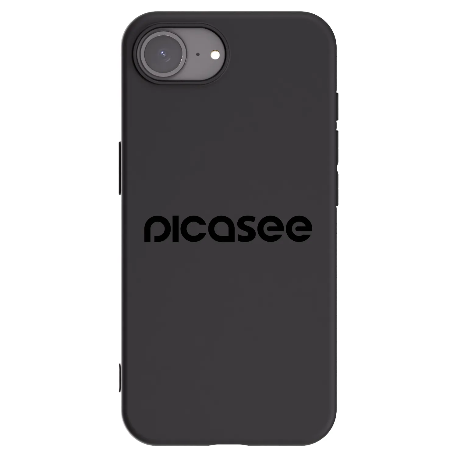 Picasee husă neagră din silicon pentru Apple iPhone 17e - Picasee - new logo - black