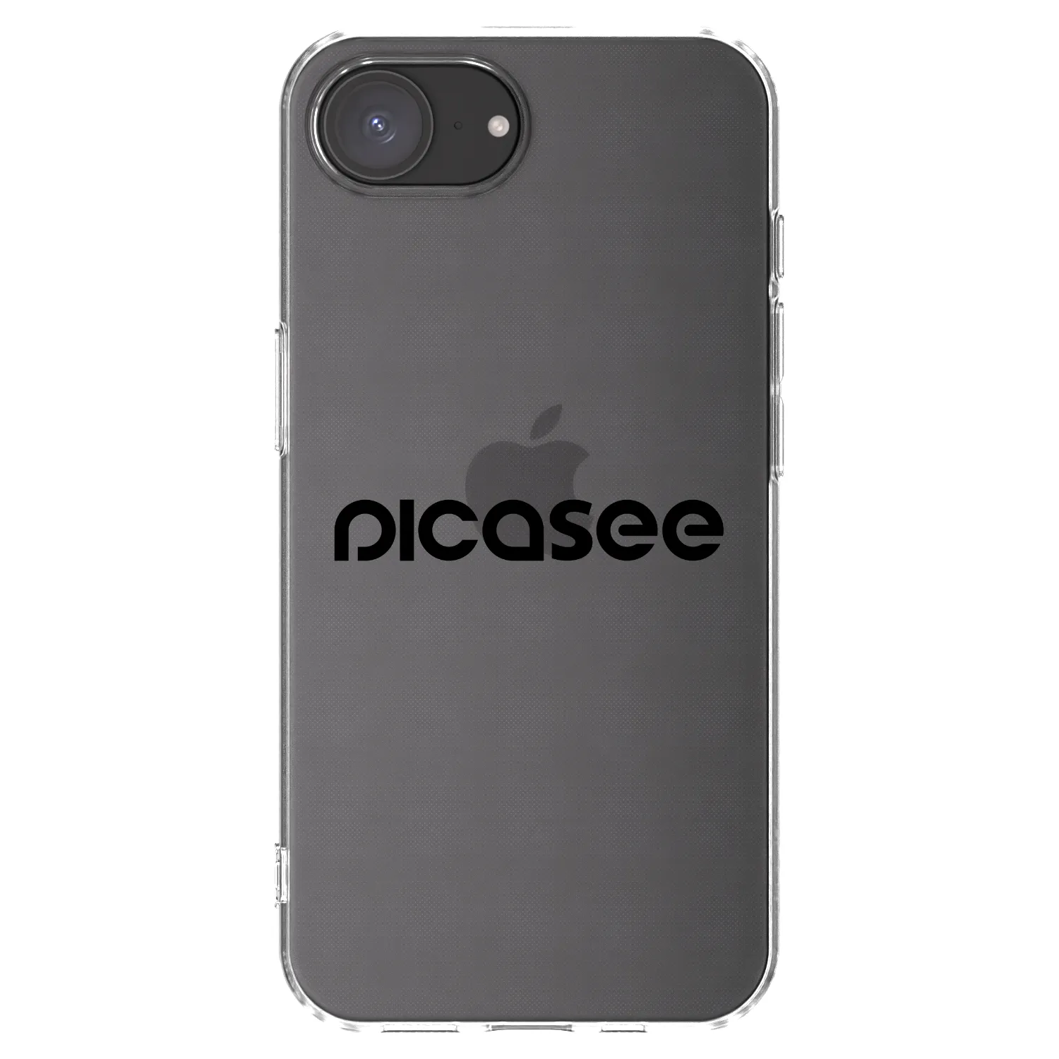 Picasee husă transparentă din silicon pentru Apple iPhone 17e - Picasee - new logo - black