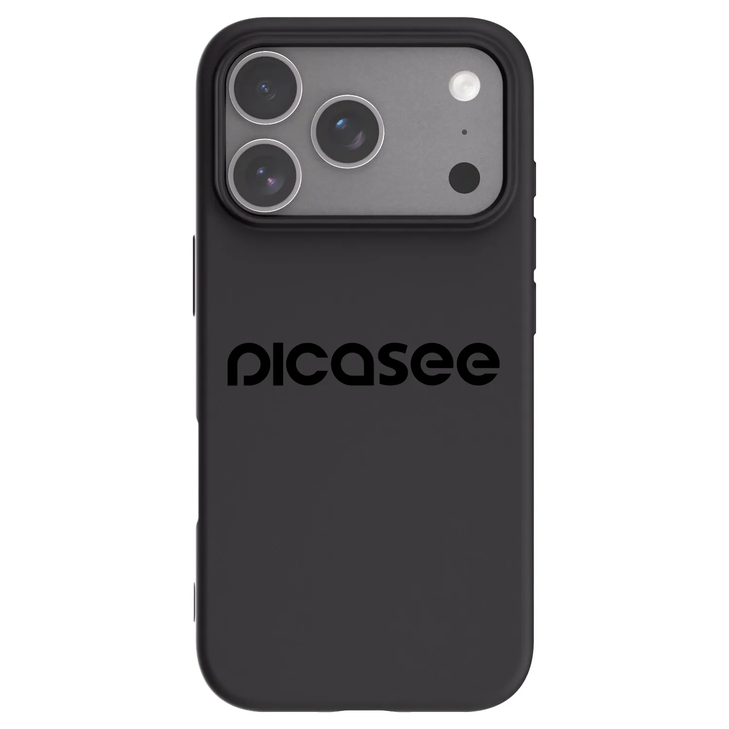 Picasee husă neagră din silicon pentru Apple iPhone 18 Pro - Picasee - new logo - black