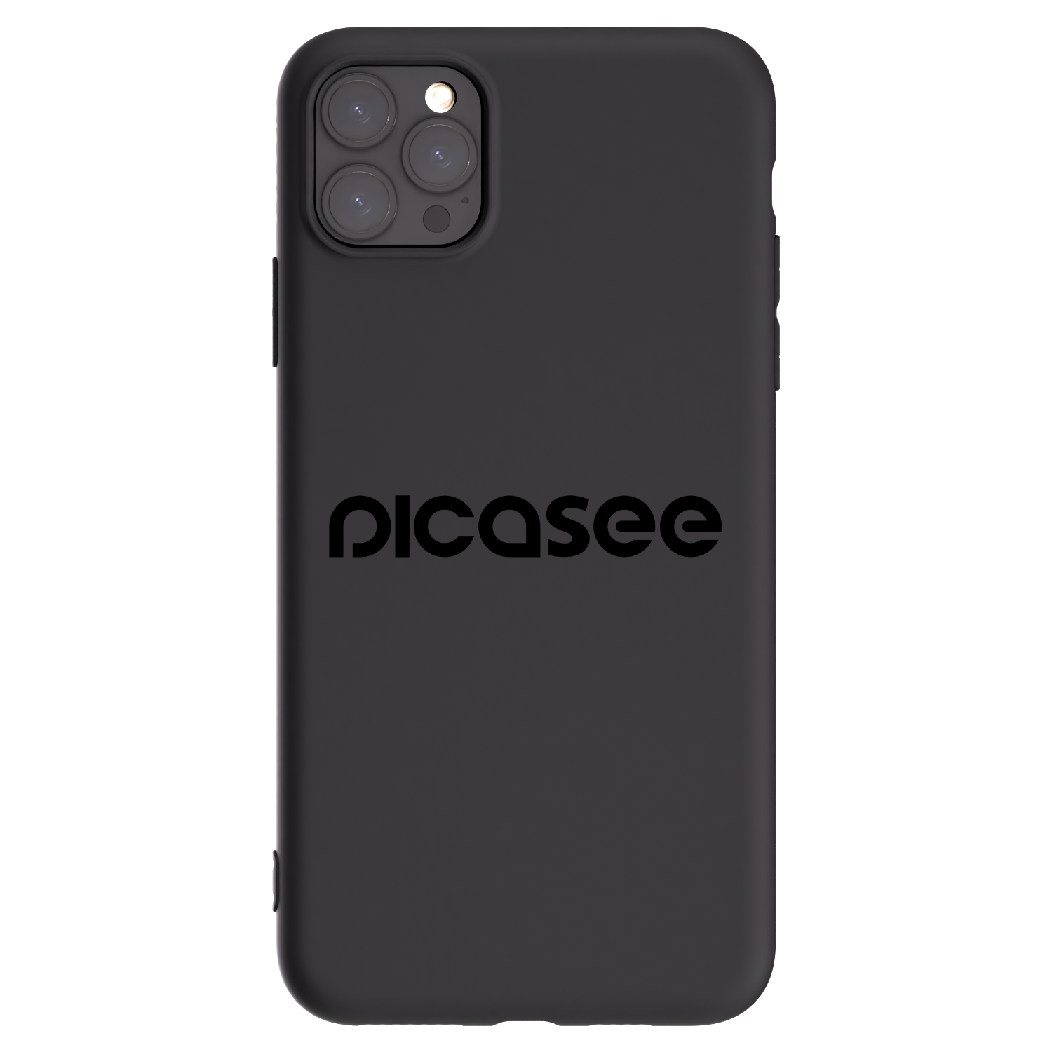 Picasee husă neagră din silicon pentru Apple iPhone 11 Pro Max - Picasee - new logo - black