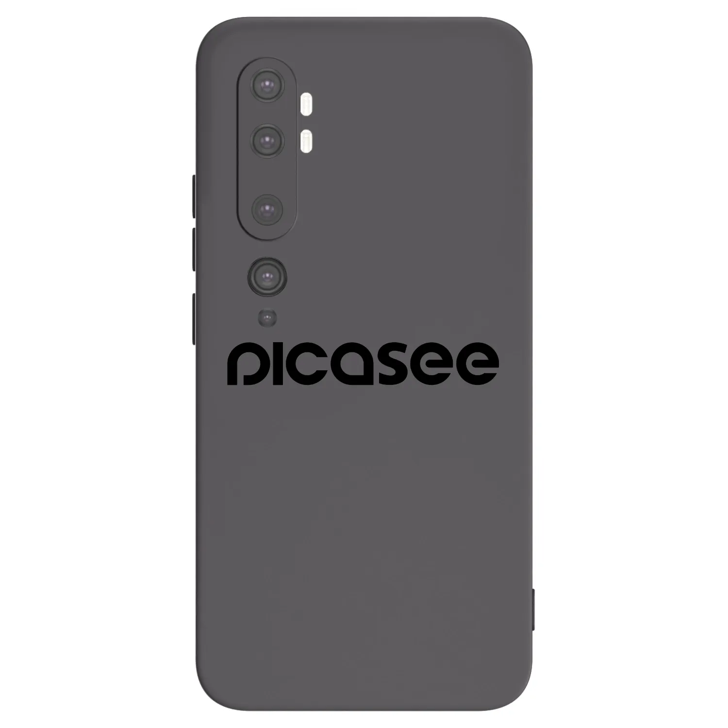Picasee husă neagră din silicon pentru Xiaomi Mi Note 10 (Pro) - Picasee - new logo - black