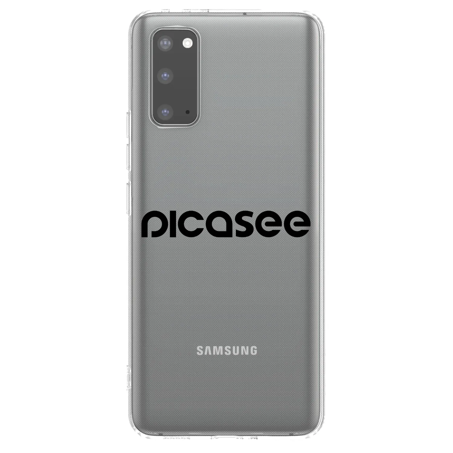 Picasee husă transparentă din silicon pentru Samsung Galaxy S20 G980F - Picasee - new logo - black