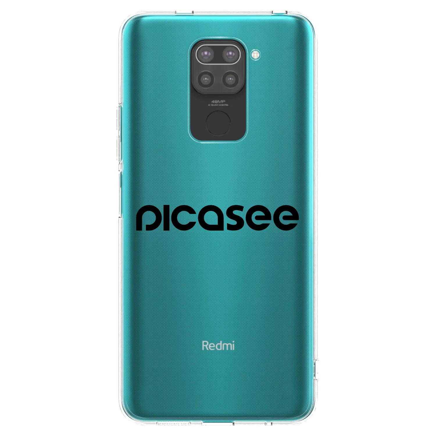 Picasee husă neagră din silicon pentru Xiaomi Redmi Note 9 - Picasee - new logo - black