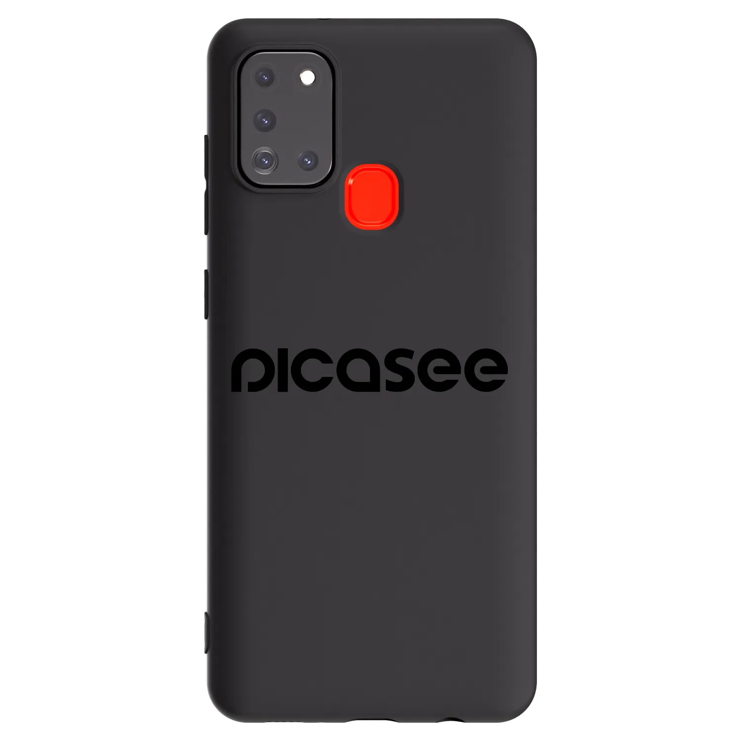 Picasee husă neagră din silicon pentru Samsung Galaxy A21s - Picasee - new logo - black