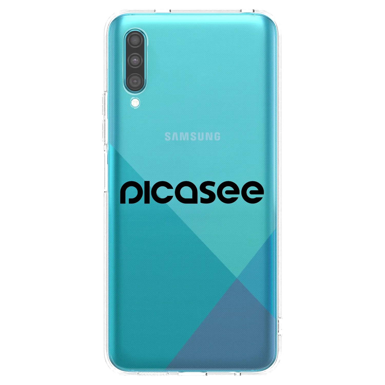 Picasee husă transparentă din silicon pentru Samsung Galaxy A30s A307F - Picasee - new logo - black