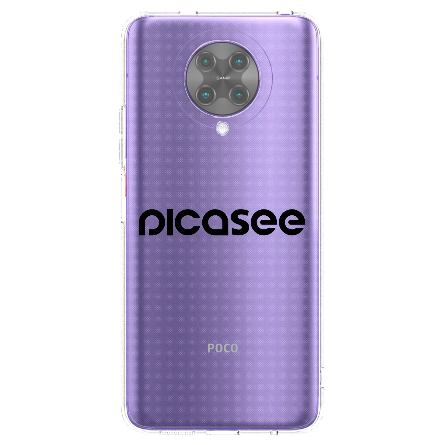 Picasee husă transparentă din silicon pentru Xiaomi Poco F2 Pro - Picasee - new logo - black