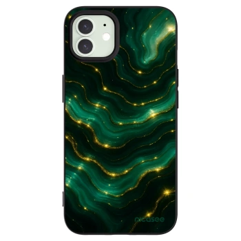 Picasee husă neagră din silicon pentru Apple iPhone 12 Pro - Emerald