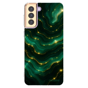 Picasee husă transparentă din silicon pentru Samsung Galaxy S21+ 5G G996F - Emerald