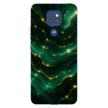 Picasee husă transparentă din silicon pentru Motorola Moto G9 Play - Emerald